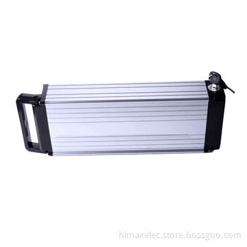 rear rack ebike battery rechargeable 36v 10ah battery pack with BMS and charger